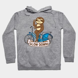 Sloth bicycle Hoodie